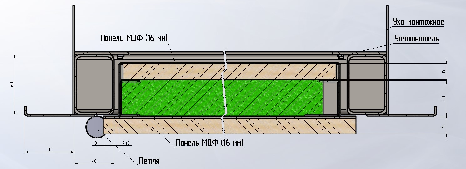 Как выглядит мдф в разрезе